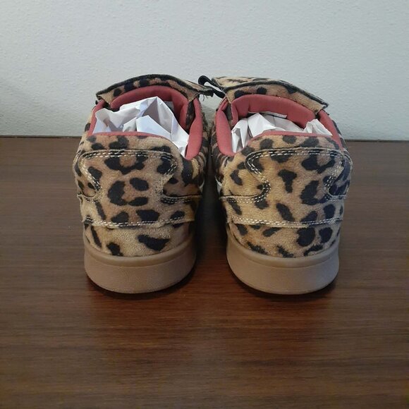 New Steve Madden Shoes - Madrid Tan Leopard Lace Up Sneakers for Women - Picture 6 of 10